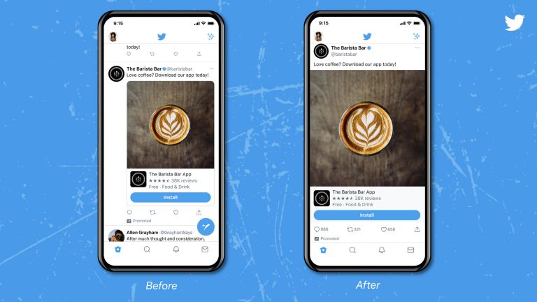 Twitter’s latest test gives iOS users a larger, edge-to-edge view of photos