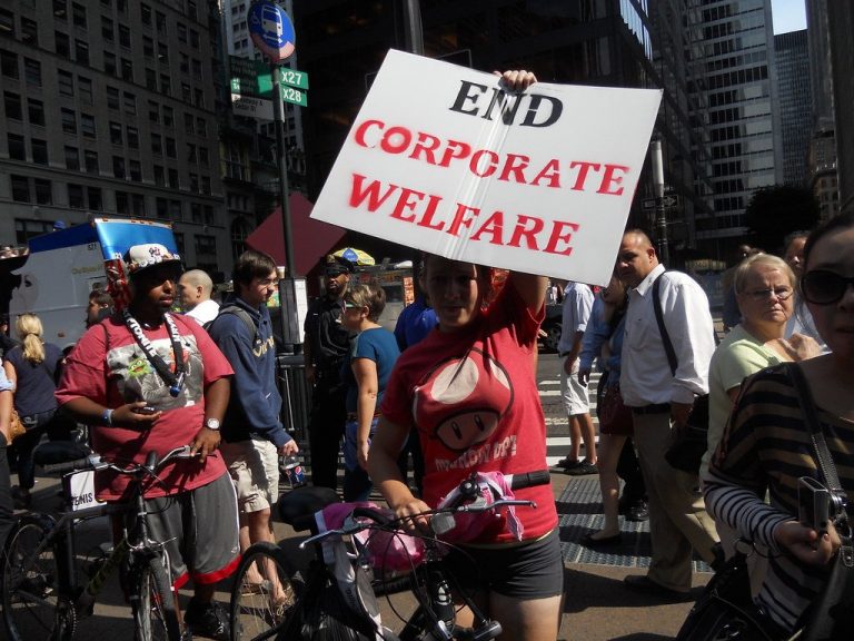 Why Is There So Little Outrage at All of the Corporate Welfare?