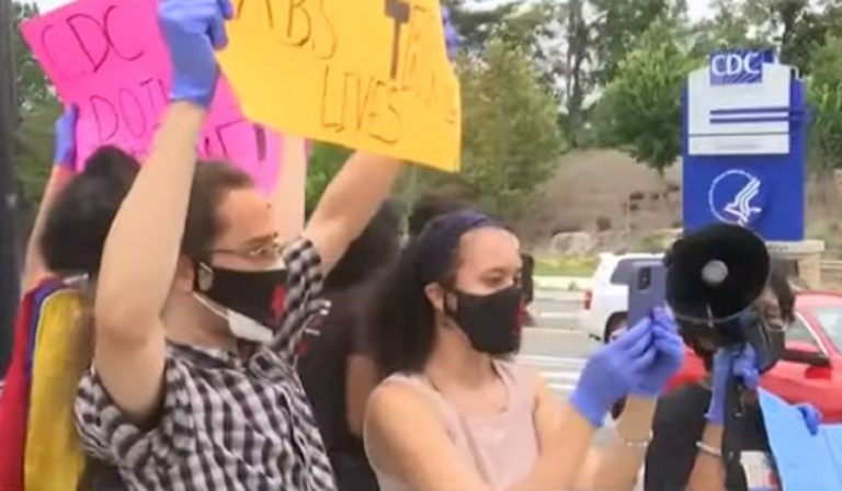 Nicki Minaj Fans Protest Outside CDC HQ in Atlanta, Chant “Fauci Lied to Me!” (VIDEO)