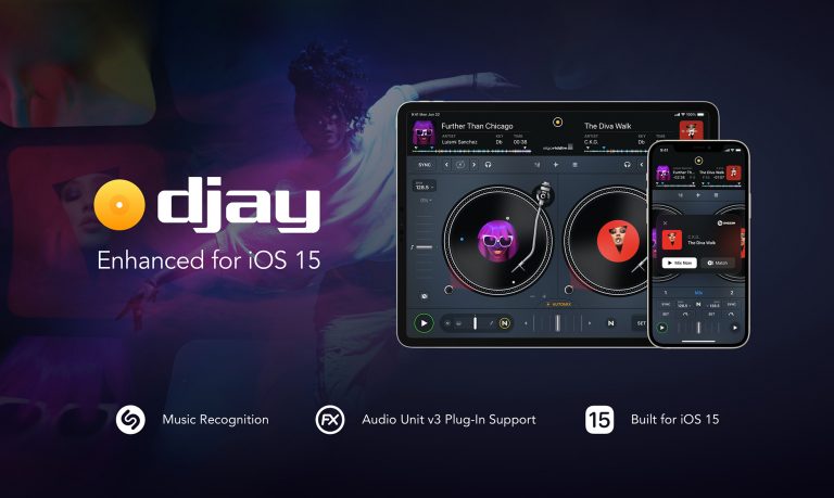 Algoriddim’s djay iOS app uses Shazam to recognize and sync with live music