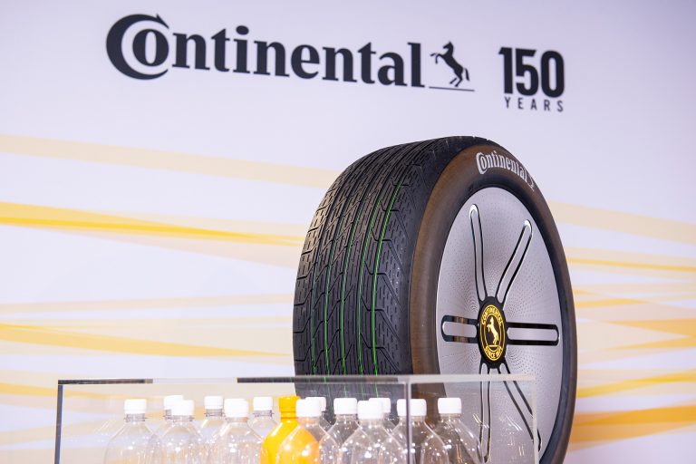Continental’s eco-friendly concept tire includes a renewable tread