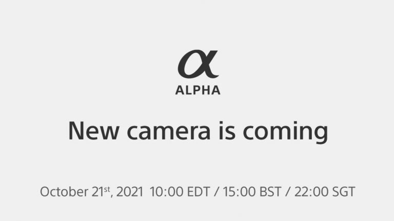 Sony looks set to unveil the A7 IV mirrorless camera on October 21st