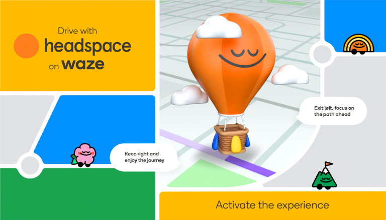 Waze and Headspace team up to make driving less stressful