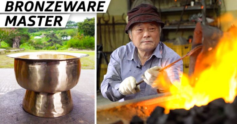 How a Korean Master Craftsman Makes Traditional Bronzeware by Hand