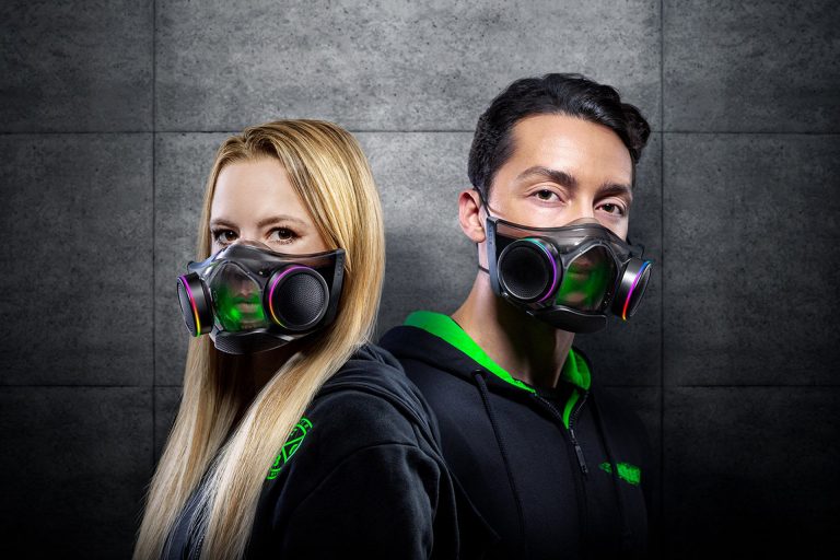 Razer’s smart RGB face mask is now available for $100