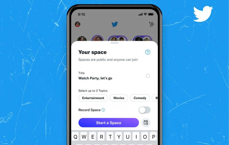 Twitter now lets hosts record and share audio Spaces