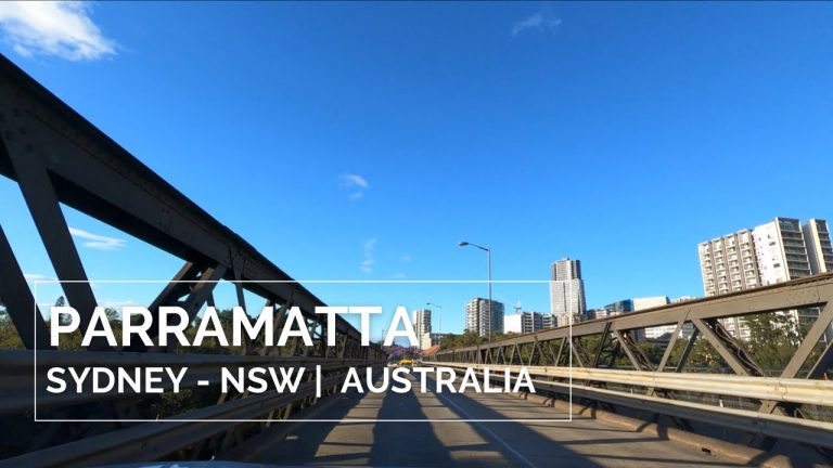 PARRAMATTA CBD – SYDNEY Australia – 4K (2021) | NSW – Driving Tour Video.