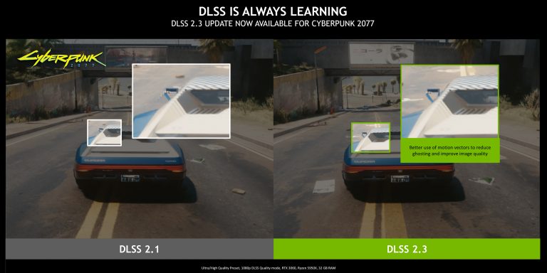 The latest version of NVIDIA’s DLSS technology is better at rendering moving objects