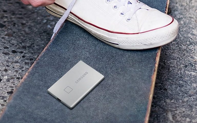 Samsung’s 1TB T7 Touch portable drive drops to $150 at Amazon