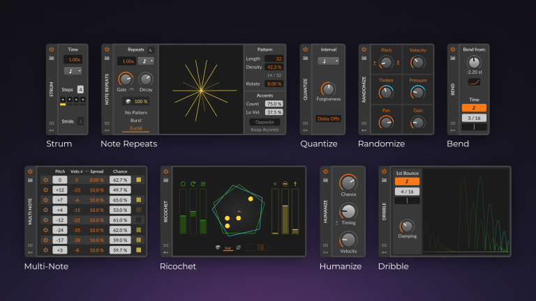 Bitwig Studio 4.1 adds powerful new Note FX for mangling MIDI