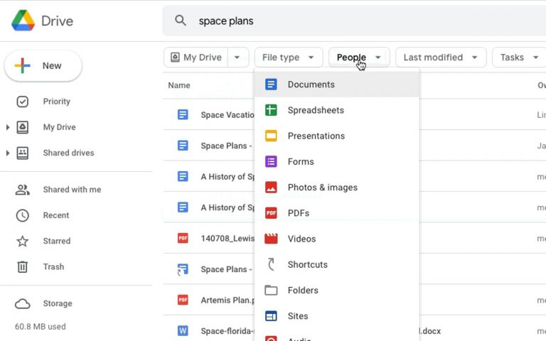 Google is testing an easier way to search for files in Drive