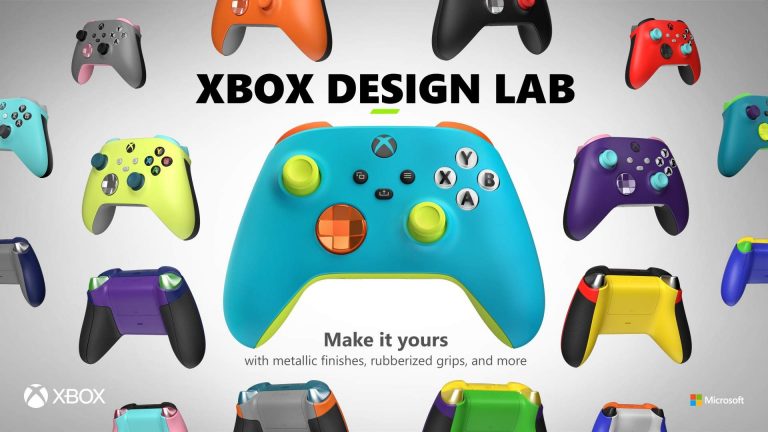 Xbox Design Lab brings back rubberized grips and metallic finishes for controllers
