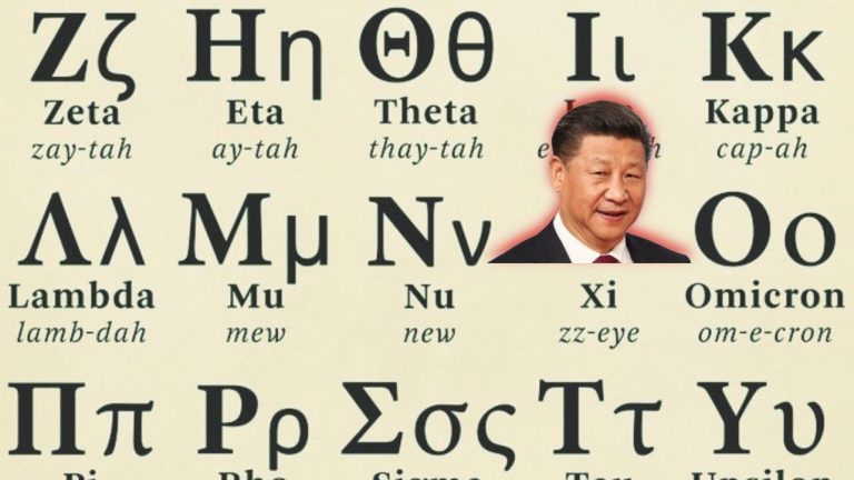 WHO Skips Next Greek Letter After “Nu” in Naming New COVID Variant – The Next Letter “Xi” Might Draw Attention to China