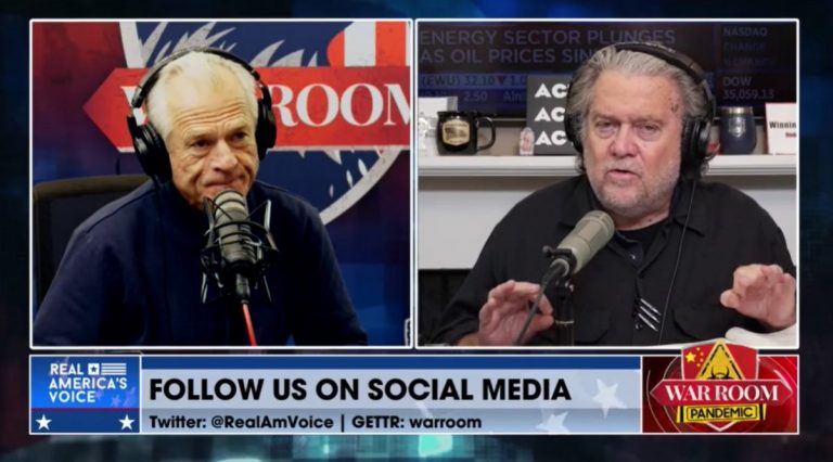 “It’s Treason.  It’s Treason.  I Mean That…You’ve Got Pelosi Effectively Trying to Pull a Coup.” – Dr. Peter Navarro on Bannon’s War Room