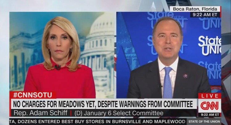 Schiff Says January 6 Committee will Make Decision This Week Whether to Refer Mark Meadows For Criminal Contempt Charges (VIDEO)
