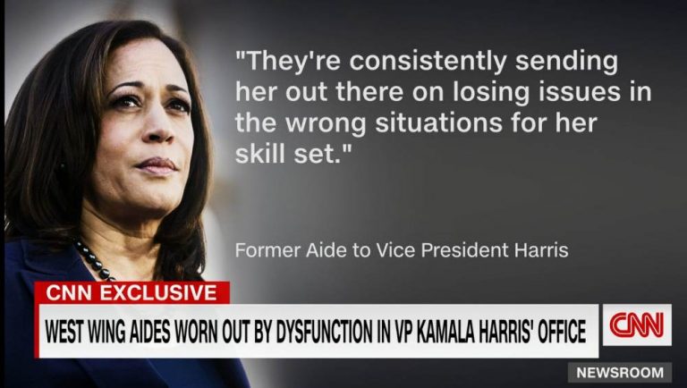 White House Issues Sunday Night Statement ‘Defending’ Kamala Harris After CNN Reports on Exasperated White House Staffers Giving Up on Dealing with Dysfunctional Veep