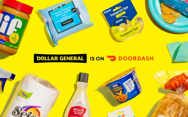 DoorDash now delivers household essentials from Dollar General