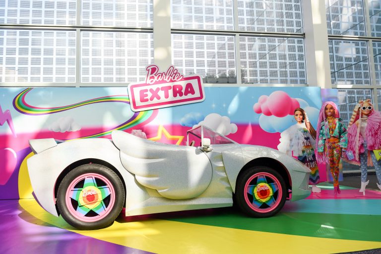Mattel arrives at the LA Motor Show with a life-size Barbie Extra EV