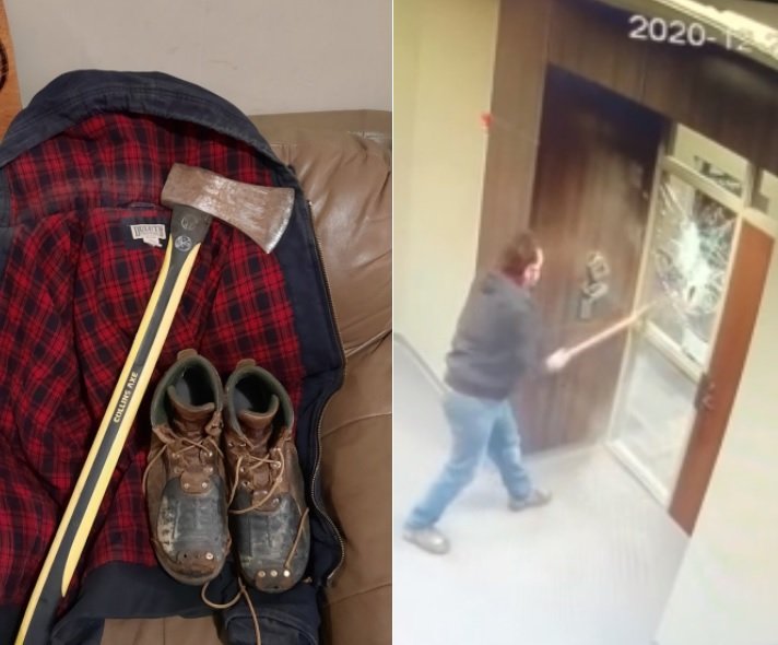 Antifa Activist Smashes in GOP Senator’s Office Door with an Axe — Gets Probation and FBI Gives Him His Axe Back (VIDEO)