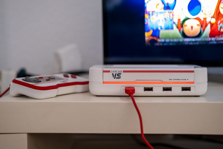 Evercade VS is a home retro console for collectors.