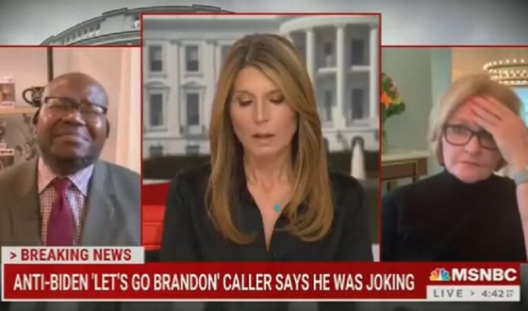 Nutty MSNBC Host Claims Saying ‘Let’s Go, Brandon’ is ‘Slow-Moving Insurrection’