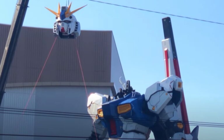 Japan’s latest life-sized Gundam statue is almost complete