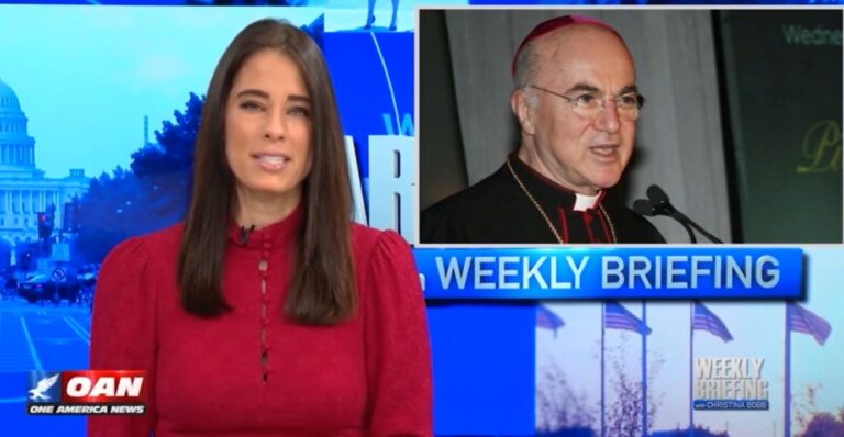 Christina Bobb from OAN Reached Out to Archbishop Vigano from Italy for Christmas Discussion on Good vs. Evil