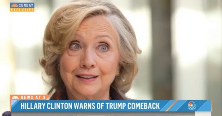 Hillary Clinton Predicts Trump Running Again in 2024, Warns of ‘Dire Consequences’ (VIDEO)