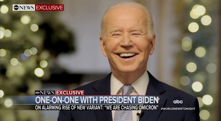 “Ha Ha Ha” Biden Laughs When Confronted on Kamala Harris’ Claims He Didn’t See Delta or Omicron Coming (VIDEO)