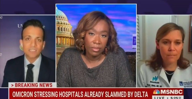 MSNBC Medical Analyst Dr. Vin Gupta Says the Unvaxxed Should be Denied Care in Hospitals (VIDEO)