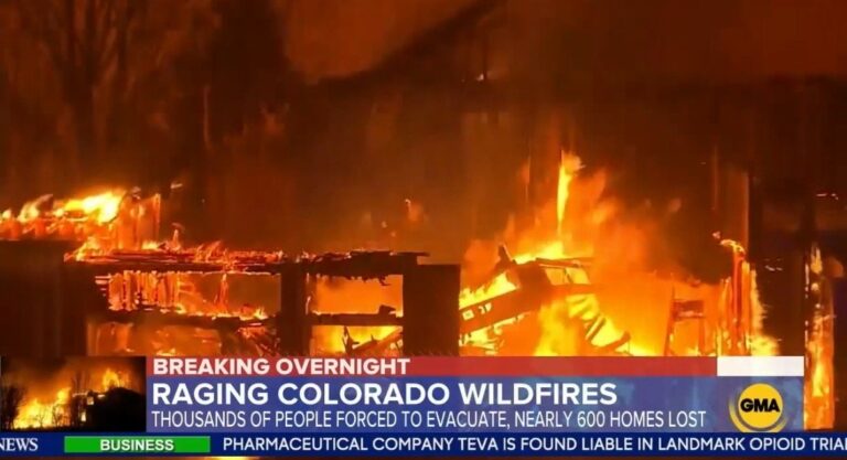 At Least 600 Homes Destroyed in Colorado Wildfires