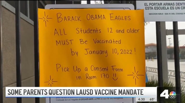 Outraged Mother Says 13-Year-Old Son Was Vaccinated Without Her Consent At Obama Global Prep Academy In LA After School Bribed Him With Pizza