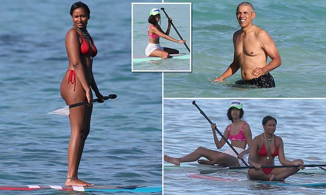 Barack Obama Frolics in Hawaii with Daughters on Annual Christmas Vacation