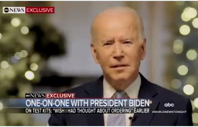 Joe Biden Repeatedly Confuses COVID Test Kits and Pills in Latest Train Wreck Interview (VIDEO)