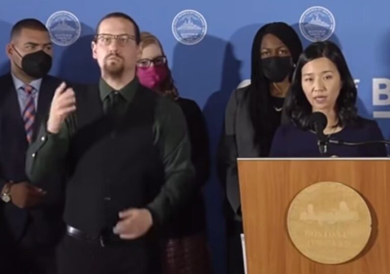 Boston COVID Mandate Presser Is WRECKED by SCREAMING PROTESTERS (VIDEO)