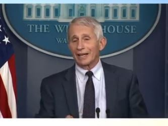 Fauci ‘Strongly’ Warns Against Hugging and Kissing on New Year’s Eve