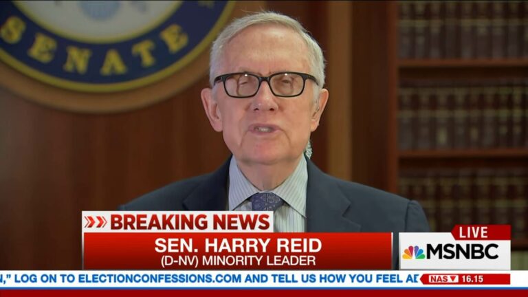 Former Democrat Senate Majority Leader Harry Reid Dies at 82
