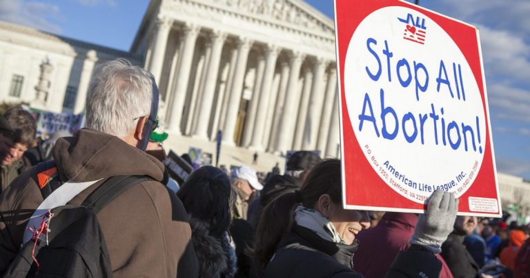 Pro-Life Activists Sing The National Anthem Outside Supreme Court (VIDEO)