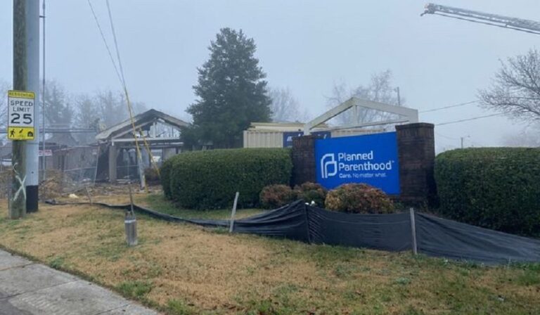 Arson Determined to Be Cause of Fire That Destroyed Tennessee Planned Parenthood Last Week