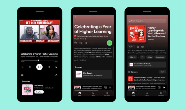 Spotify will show clickable podcast ads in its app