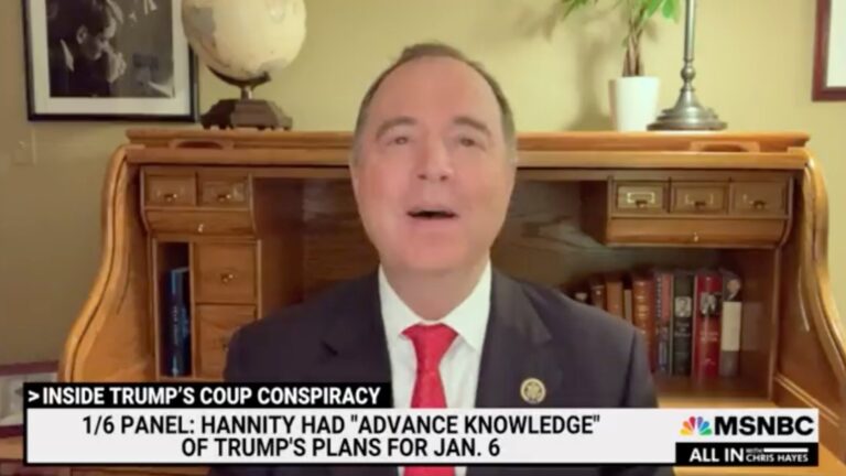 Adam Schiff Says Trump ‘Adviser’ Sean Hannity Needs To Answer To January 6 Committee