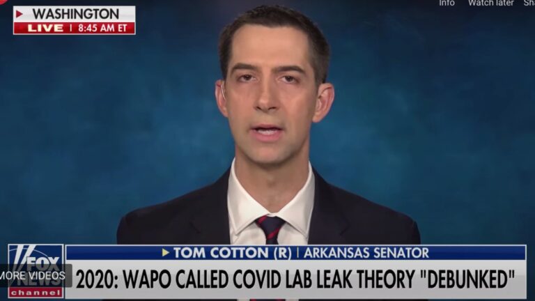 Tom Cotton Mocks WaPo After Fact-Checkers Forced To Correct Article Knocking Him For COVID Claim