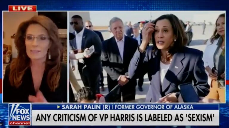 Sarah Palin Blasts ‘Fake Feminists’ Kamala Harris And AOC