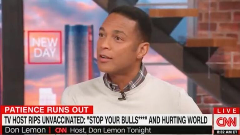 CNN’s Don Lemon Calls Unvaccinated Americans ‘Idiots’ Who Think They’re ‘Above The Law’