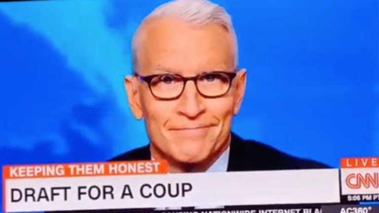 CNN’s Anderson Cooper Calls Reported Trump Draft Order To Seize Voting Machines ‘Bats***’
