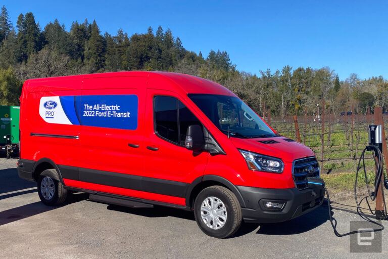 Ford’s E-Transit work van offers a clean way to do business