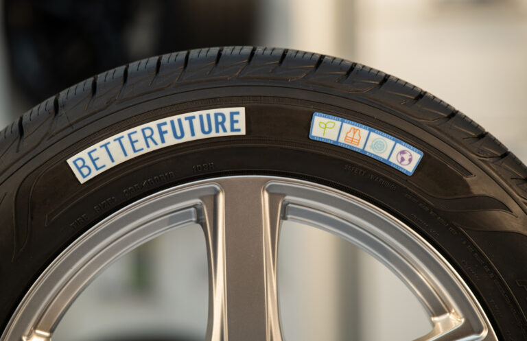 Goodyear unveils a prototype tire made from 70-percent sustainable materials
