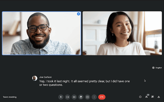 Google Meet’s live translated captions start rolling out widely
