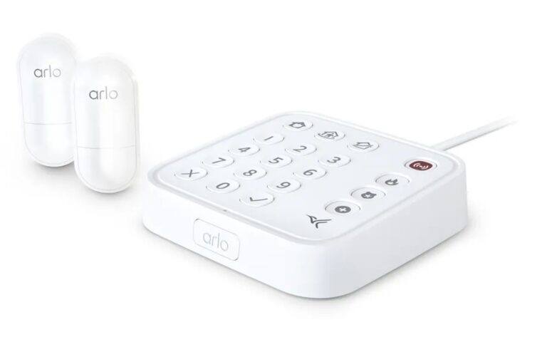 Arlo’s Security System has a keypad you can activate with a tap of your phone