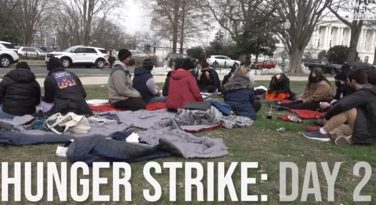 Student Hunger Strikers at the US Capitol Say They Won’t Eat Till HR1 Is Passed